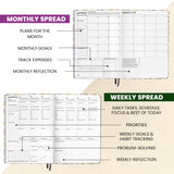Undated Weekly Planner - Sunny Day